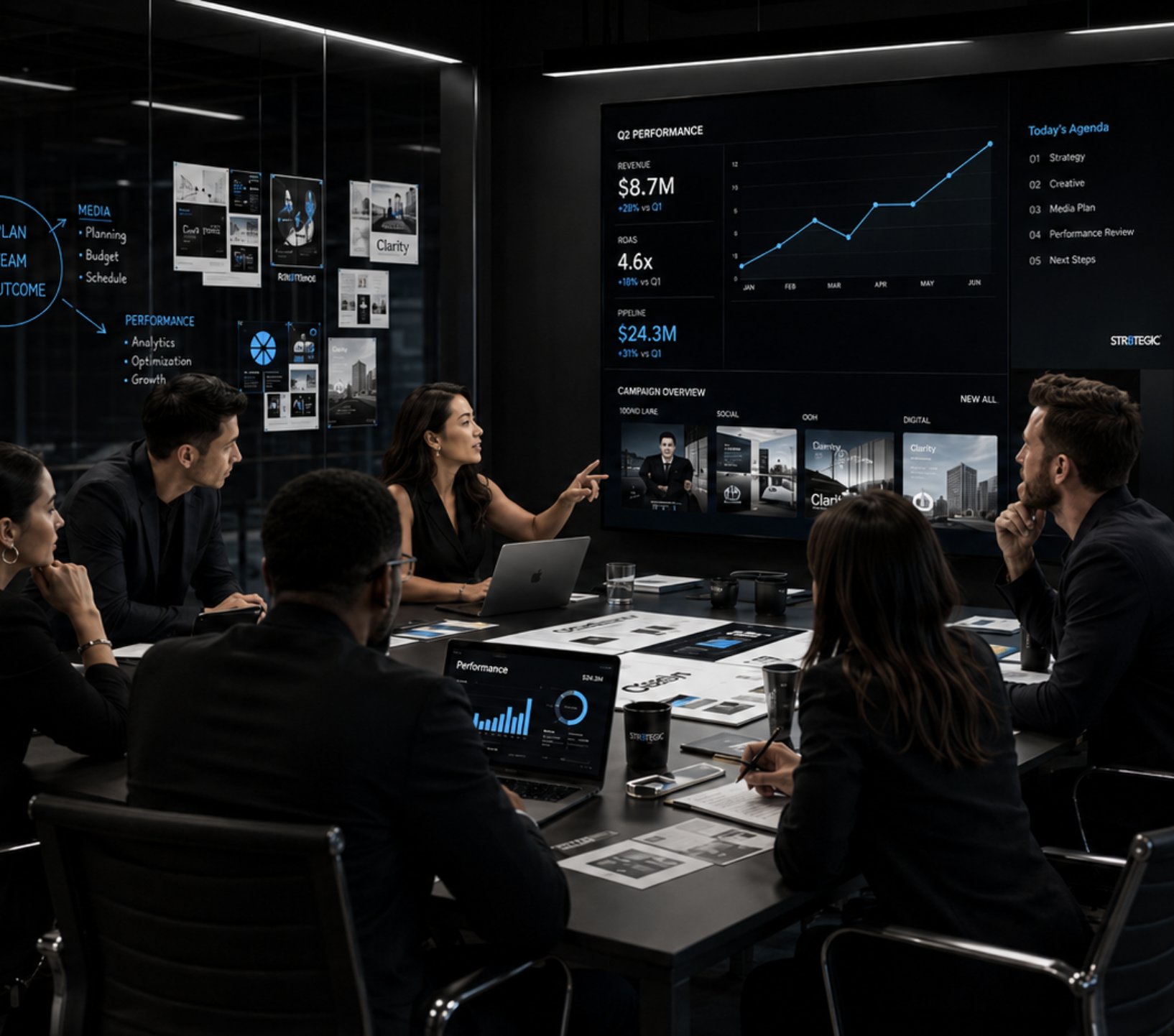 Cinematic brand visual placeholder